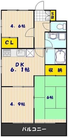 ハイクレスト喜沢南マンションの物件間取画像